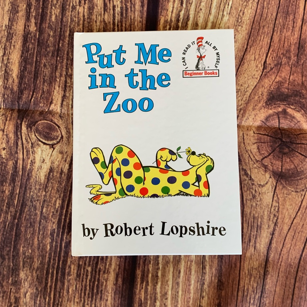 Random House Put Me in the Zoo Robert Lopshire Color Illustrated Beginner Book